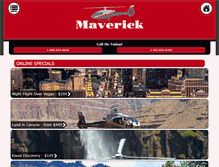 Tablet Screenshot of maverickhelicopter.co.uk