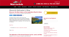 Desktop Screenshot of blog.maverickhelicopter.com