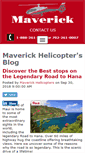 Mobile Screenshot of blog.maverickhelicopter.com